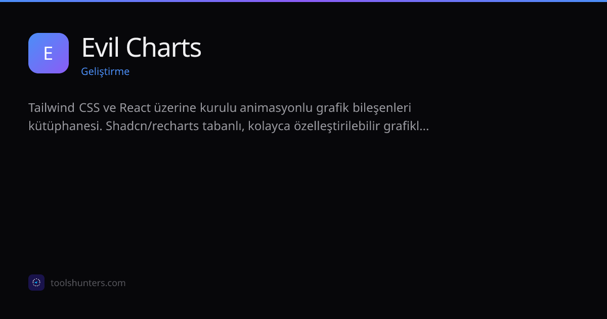 Evil Charts - Geliştirme Aracı | ToolHunters