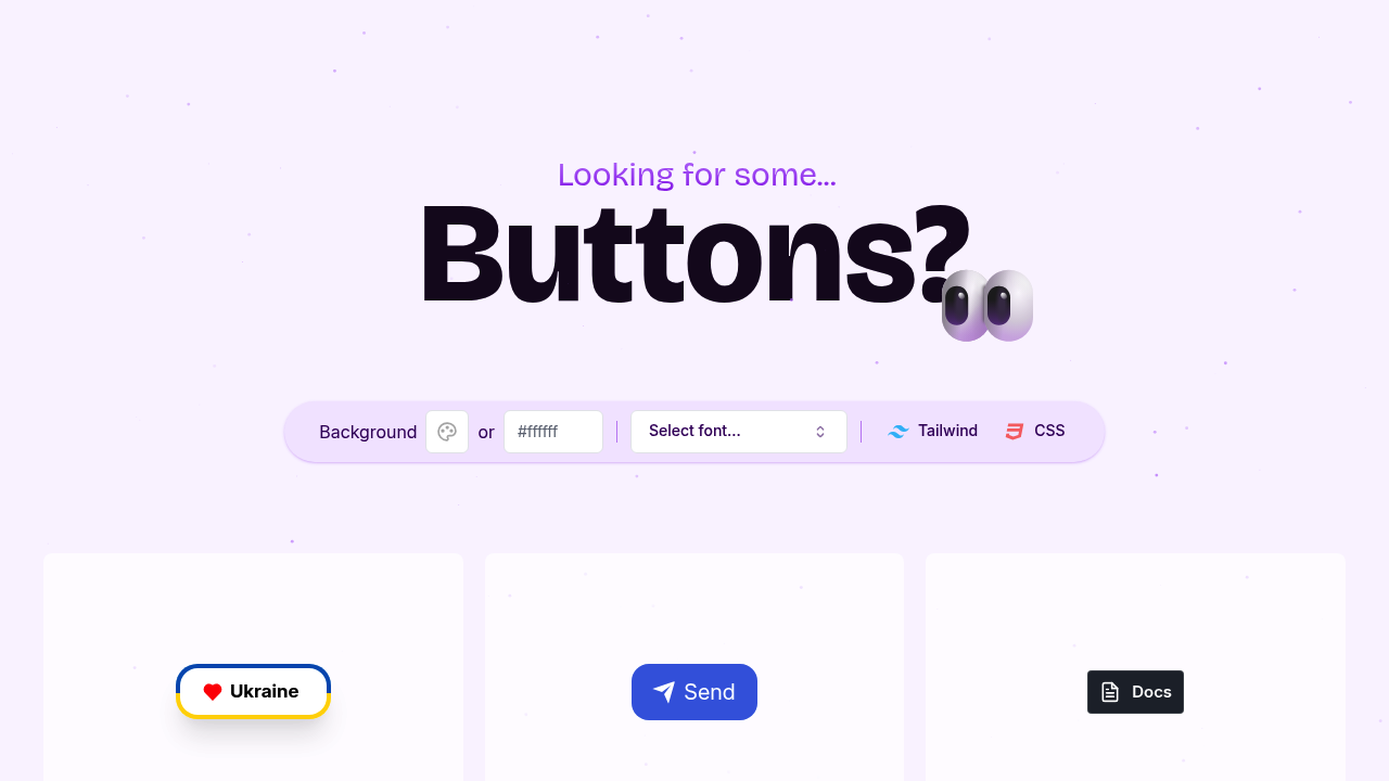 CSS Buttons ekran görüntüsü