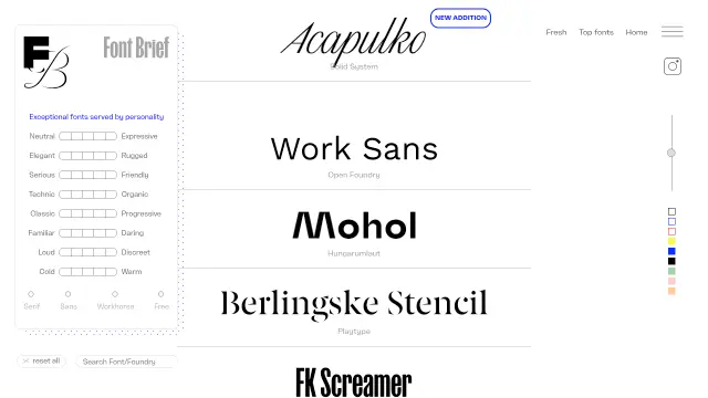 Font Brief