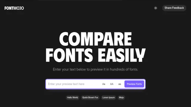 FontMojo