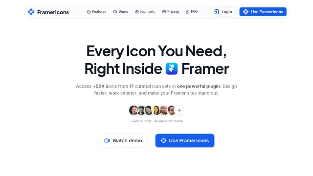 Framer Icons