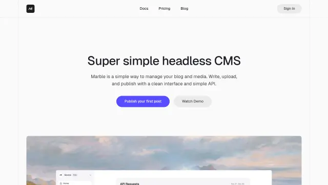 Marble CMS