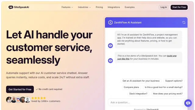 SiteSpeak AI