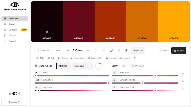 Super Color Palette